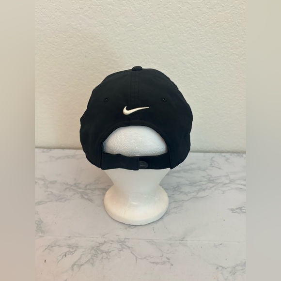 Valero Texas Open Golf Cap Hat Adult Adjustable Poly Nylon Nike Black - Picture 3 of 7